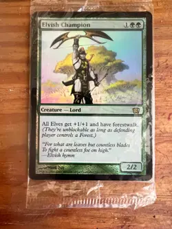1x Elvish Champion - Foil English 8th Edition MTG Magic Sealed - Image 1