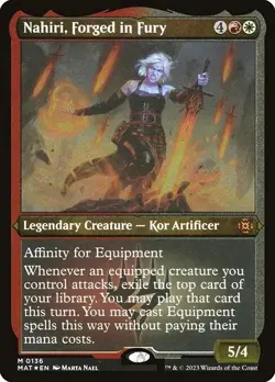 Nahiri, Forged in Fury Etched Foil M Foil #136 | MOM: The Aftermath MAT | MTG - Image 1