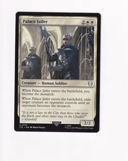 2023 MTG MAGIC COMMANDER: THE LORD OF THE RINGS PALACE JAILER - Image 1