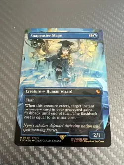 MTG Final Fantasy Snapcaster Mage Chocobo Track Foil - Image 1