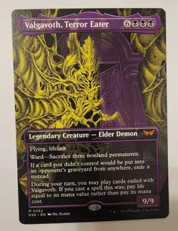 Mtg Duskmourn Valgavoth, Terror Eater Showcase NM - Image 1