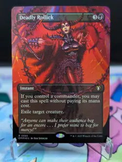 MTG Commander Masters- Deadly Rollick (Borderless) 695 Foil - Image 1