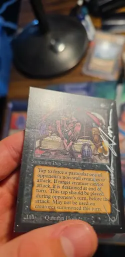 SIGNED Beta/CE Nettling Imp Artist Proof ~ Magic/MTG~ NEAR MINT+ Condition - Image 3