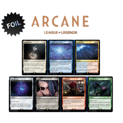 Magic the Gathering MTG Secret Lair Arcane Foil Non-Foil Lands League of Legends - Image 1