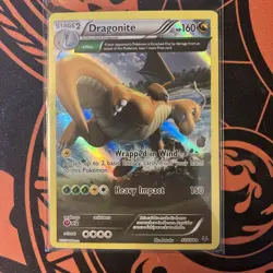 Pokemon Dragonite 52/108 Holo Rare Card Roaring Skies XY - Ungraded NM/M - Image 1