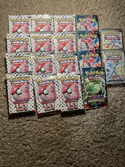 Pokemon TCG Scarlet Violet 151, Twilight Masquerade, prismatic evolution lot - Image 1