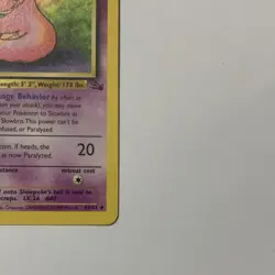 Pokemon TCG Slowbro Fossil 43/62 1st Edition Uncommon Regular 60 HP 1999 - Image 4