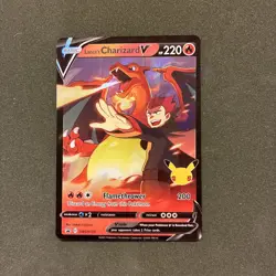 Pokemon Celebrations 25th Anniversary Lance's Charizard v Promo SWSH133 NM - Image 1