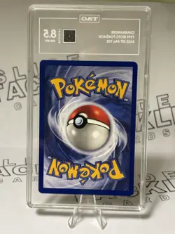 TAG 8.5 NM MT+ Charmander 1999 WOTC Pokemon Base Set #46/102 - Image 3