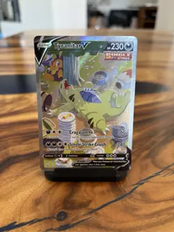Pokemon TCG - Tyranitar V (Alt Art) - Battle Styles 155/163 - Lightly Played - Image 1