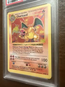 1999 Pokemon Base Set - Charizard Holo Shadowless No. 4 PSA 6 - Image 4