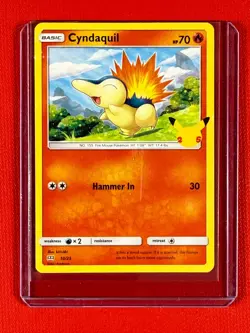 2021 Pokemon McDonald's Collection Cyndaquil #10/25 - Image 1
