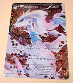Pokemon Reshiram (Full Art) RC22/RC25 Legendary Treasures: Radiant Collection NM - Image 2
