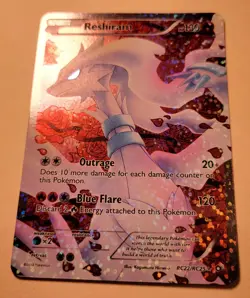 Pokemon Reshiram (Full Art) RC22/RC25 Legendary Treasures: Radiant Collection NM - Image 3