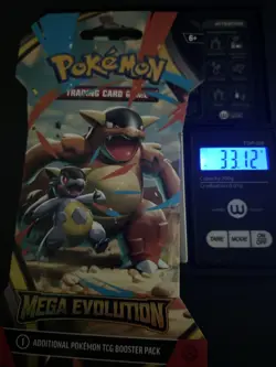 (VERY HEAVY) 33.12g Pokemon TCG Mega Evolution Sleeved Booster Pack (SEALED)✅ - Image 1