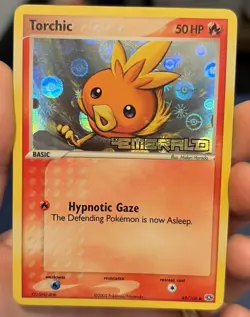 Pokemon TCG Torchic 69/106 EX Emerald Holo Stamped - Image 1