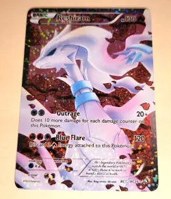 Pokemon Reshiram (Full Art) RC22/RC25 Legendary Treasures: Radiant Collection NM - Image 1
