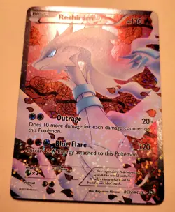 Pokemon Reshiram (Full Art) RC22/RC25 Legendary Treasures: Radiant Collection NM - Image 3