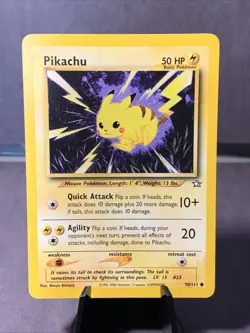 Pokemon TCG Pikachu #70/111 Neo Genesis Regular Common VTG 2000 LP - Image 1