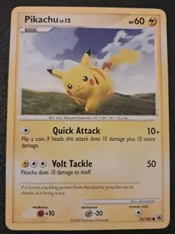 Pokemon TCG Pikachu 70/100 Majestic Dawn Regular LP Free Shipping - Image 1