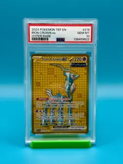 PSA 10 - 2024 POKEMON, TEF EN, IRON CROWN EX, HYPER RARE - Image 1