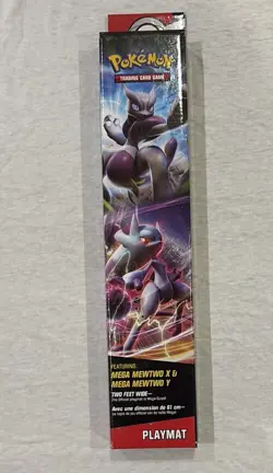 Pokemon TCG Mega Mewtwo X and Mega Mewtwo Y Playmat New Pokemon - Image 2