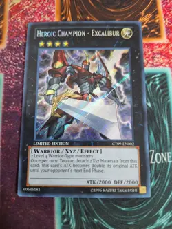 Yu-Gi-Oh! Heroic Champion - Excalibur CT09-EN002 Secret Rare Limited NM a1/ - Image 1