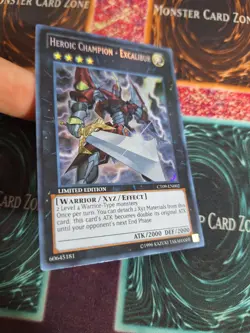 Yu-Gi-Oh! Heroic Champion - Excalibur CT09-EN002 Secret Rare Limited NM a1/ - Image 2