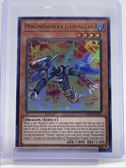 MAGNAROKKET DRAGON 2018 YU-GI-OH! 2018 MEGA-TIN 1ST ULTRA RARE Q5677 - Image 1