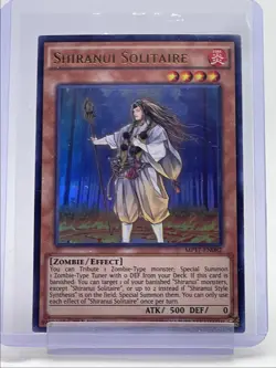 SHIRANUI SOLITAIRE 2017 YU-GI-OH! 2017 MEGA-TIN PACK 1ST ULTRA RARE Q5677 - Image 1