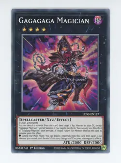 Yugioh Gagagaga Magician LDS3-EN127 Common 1st - Image 1
