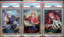 PSA10 One Piece Card Trafalgar Law Monkey D Luffy Eustass Kid Championship Promo - Image 1