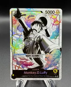 One Piece TCG - ST29-001 Alt Art Leader Card - Monkey.D.Luffy - Image 1