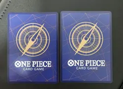 2x Ace & Sabo & Luffy SR OP13-007 Super Rare Foil Carrying on His Will English - Image 2