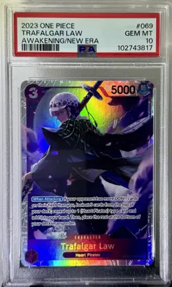 One Piece Trafalgar Law Alt Art PSA 10 | Fan-Service Favorite - Image 1