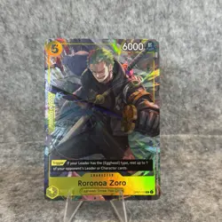 Roronoa Zoro OP07-113 UC Promo Alt Art One Piece TCG (500 years in the Future se - Image 1