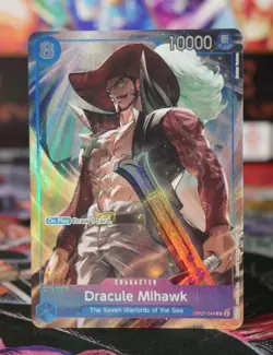 Dracule Mihawk - One Piece TCG OP07-044 Seven Warlords of Sea Set English Alt PR - Image 1