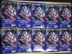 Lot Of 10 One Piece TCG The Azure Sea's Seven Sleeved Booster OP-14 EB04 English - Image 1
