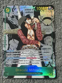 OPTCG Dracule Mihawk (Manga) - The Azure Sea's Seven OP14-119 SEC - Image 3