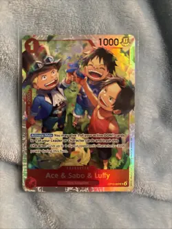 Ace & Sabo & Luffy OP13-007 Carrying On His Will Foil One Piece - Image 1