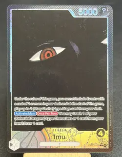 2025 One Piece Carrying on His Will Imu Leader Alt Art OP13-079 R - Image 1