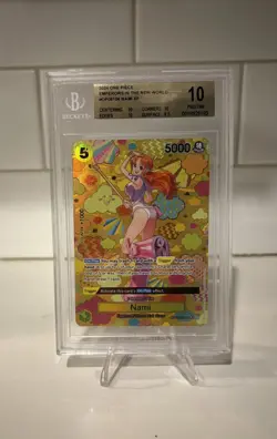 One Piece Nami SP OP08-106 Emperors in the New World OP09 BGS PRISTINE 10 - Image 1