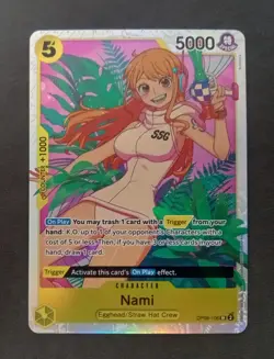 One Piece TCG Nami OP08-106 Two Legends SR - Image 1