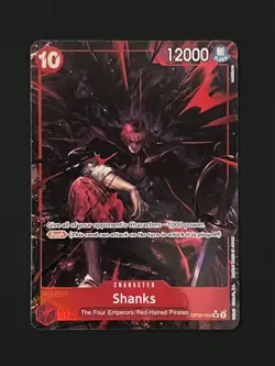One Piece CCG Shanks OP09-004 SR Alt Art Emperors in the New World English NM - Image 1