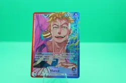 One Piece Two Legends Marco OP08-002 Parallel Alternate Alt Art Leader NM - Image 1