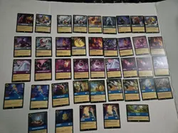 Lot of 200 Plus Disney Lorcana Cards - Image 1