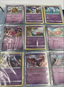 Pokemon TCG Multicolor Collectible Trading Cards In Binder Lot Of Assorted - Image 5