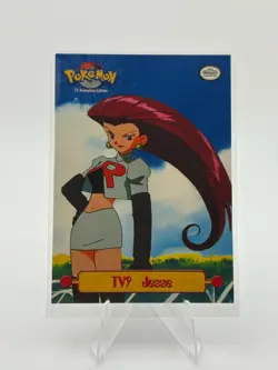 1999 Topps Pokemon Series 1 TV9 Jesse Non Holo Card LP - Image 1