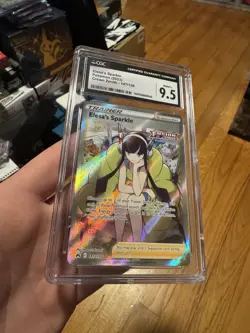 CGC 9.5 Elesa's Sparkle 147/159 Full Art Crown Zenith 2023 Pokemon Card TCG - Image 2