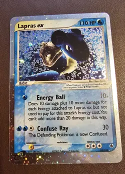 Pokemon Lapras EX Ruby & Sapphire 99/109 Holo Ultra Rare 2003 Card 🔥 - Image 1